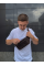 Сумка-бананка зі шкіри 24х11х8, чоловічий крейзі хорс для гаджетів на пояс CH-7371 коричнева