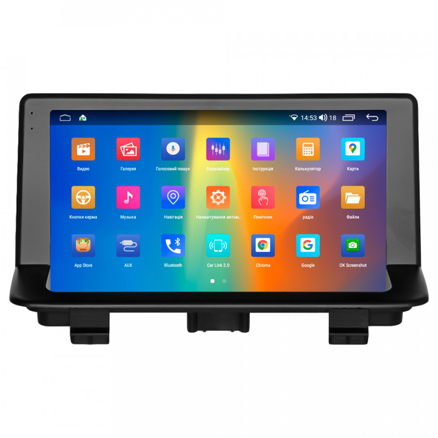 Штатная магнитола Lesko для Audi Q3 I (8U) 2011-2014 экран 9" 2/32Gb CarPlay 4G Wi-Fi GPS Prime