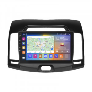 Штатная магнитола Lesko для Hyundai Avante IV 2006-2010 экран 9" 2/32Gb CarPlay 4G Wi-Fi GPS Prime