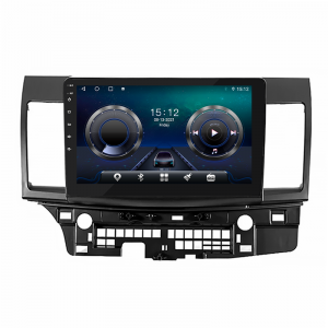 Штатная магнитола Lesko для Mitsubishi Lancer Evolution X 2007-2016 экран 10" 4/32Gb 4G Wi-Fi GPS Top