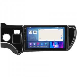 Штатная магнитола Lesko для Toyota Aqua I 2011-2014 экран 9" 4/64Gb CarPlay 4G Wi-Fi GPS Prime