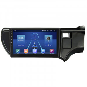 Штатная магнитола Lesko для Toyota Aqua I right wheel 2011-2021 экран 9" 2/32Gb 4G Wi-Fi GPS Top