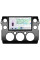 Штатная магнитола Lesko для Toyota FJ Cruiser  2006-н.в. экран 9" 4/64 QLED CarPlay 4G Wi-Fi GPS 360 Prime