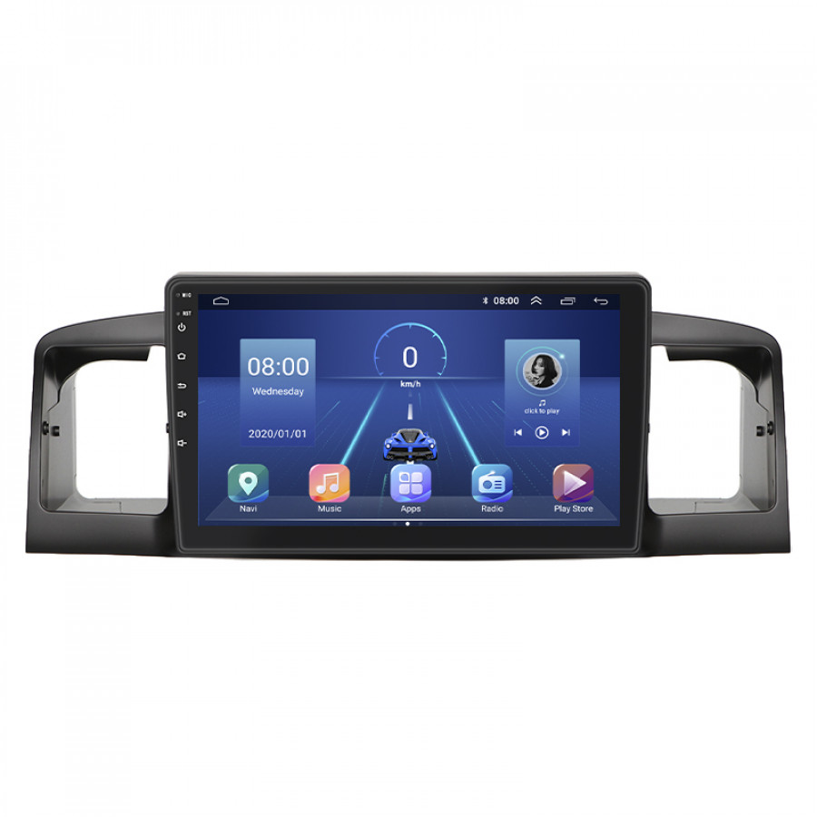 Штатная магнитола Lesko для BYD F3 I 2005-2013 экран 9" 4/32Gb 4G Wi-Fi GPS Top