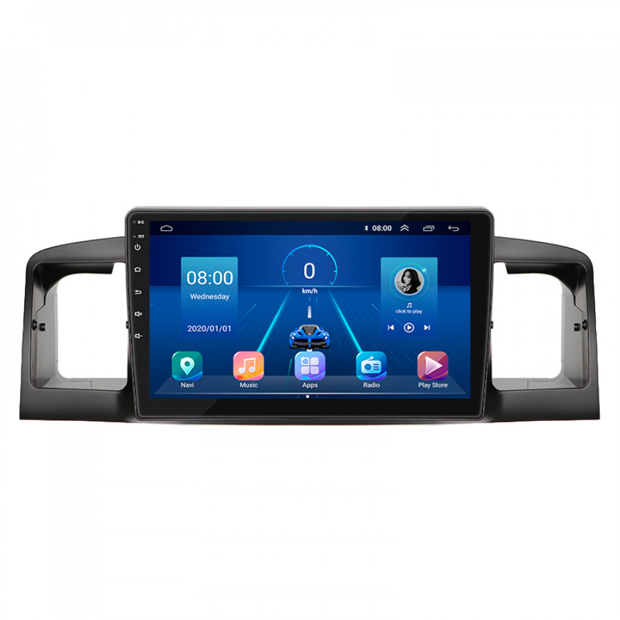 Штатная магнитола Lesko для BYD F3 II 2012-2018 экран 9" 4/32Gb 4G Wi-Fi GPS Top