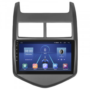 Штатная магнитола Lesko для Chevrolet Aveo II 2011-2020 экран 9" 4/32Gb 4G Wi-Fi GPS Top