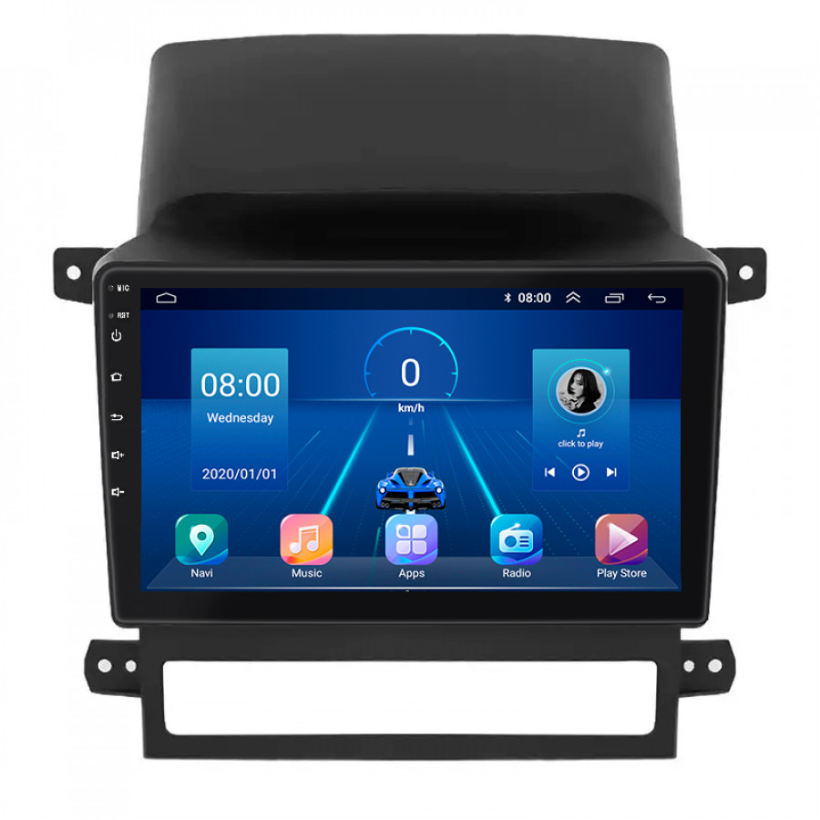 Штатная магнитола Lesko для Chevrolet Captiva I 2006-2011 экран 9" 4/32Gb 4G Wi-Fi GPS Top