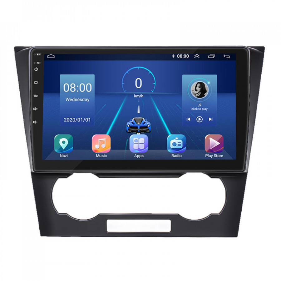 Штатная магнитола Lesko для Chevrolet Epica V250 Рестайлинг 2009-2012 экран 9" 4/32Gb 4G Wi-Fi GPS Top