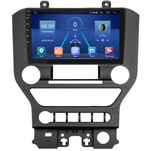 Штатная магнитола Lesko для Ford Mustang VI 2014-2017 экран 9" 4/32Gb 4G Wi-Fi GPS Top