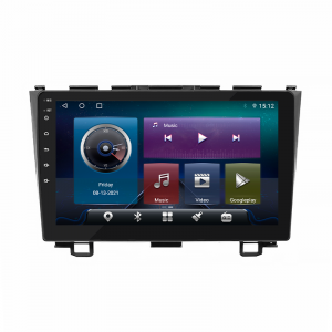 Штатная магнитола Lesko для Honda CR-V III 2006-2009 экран 9" 4/32Gb 4G Wi-Fi GPS Top