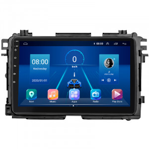 Штатная магнитола Lesko для Honda HR-V II Рестайлинг 2018-н.в. экран 9" 4/32Gb 4G Wi-Fi GPS Top