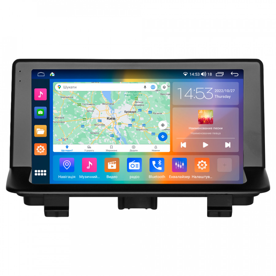 Штатная магнитола Lesko для Audi RS Q3 I (8U) 2013-2015 экран 9" 4/64Gb CarPlay 4G Wi-Fi GPS Prime