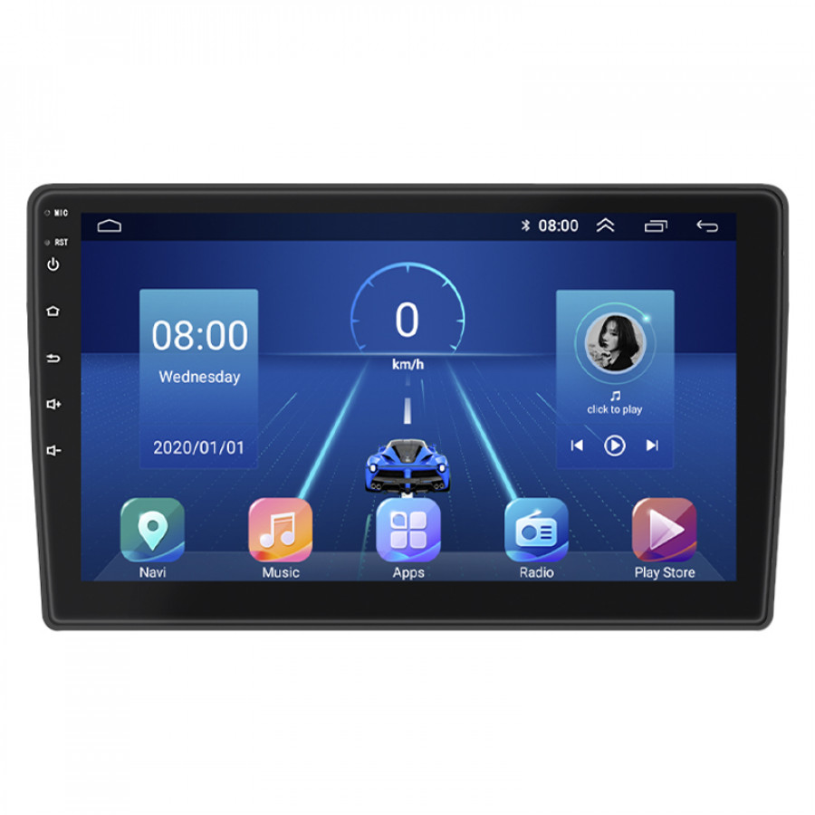 Штатная магнитола Lesko для Hyundai Avante III Рестайлинг 2003-2006 экран 9" 4/32Gb 4G Wi-Fi GPS Top