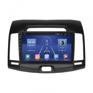 Штатная магнитола Lesko для Hyundai Avante IV 2006-2010 экран 9" 4/32Gb 4G Wi-Fi GPS Top