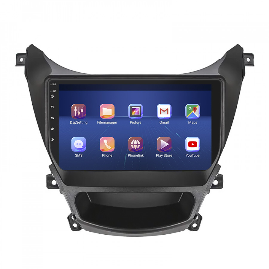 Штатная магнитола Lesko для Hyundai Avante V 2010-2015 экран 9" 4/32Gb 4G Wi-Fi GPS Top