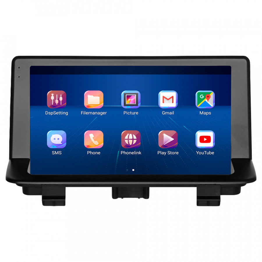 Штатная магнитола Lesko для Audi RS Q3 I (8U) 2013-2015 экран 9" 2/32Gb 4G Wi-Fi GPS Top