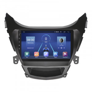 Штатная магнитола Lesko для Hyundai Elantra V (MD) 2010-2014 экран 9" 4/32Gb 4G Wi-Fi GPS Top
