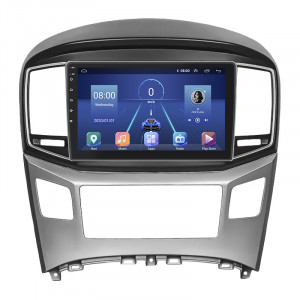 Штатная магнитола Lesko для Hyundai H-1 II Рестайлинг 2 2017-н.в. экран 9" 4/32Gb 4G Wi-Fi GPS Top