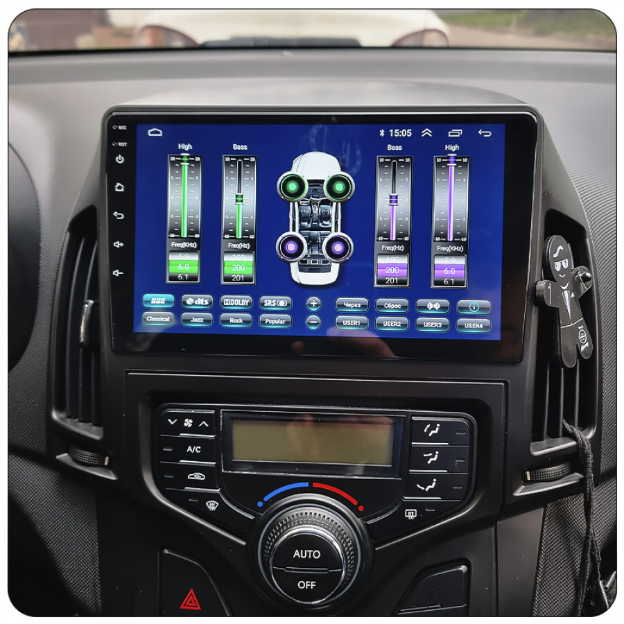 Штатная магнитола Lesko для Hyundai i30 I Рестайлинг 2010-2012 экран 9" 4/32Gb 4G Wi-Fi GPS Top