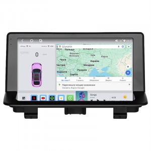 Штатная магнитола Lesko для Audi RS Q3 I (8U) Рестайлинг 2015-2018 экран 9" 4/64 QLED CarPlay 4G Wi-Fi GPS 360 Prime