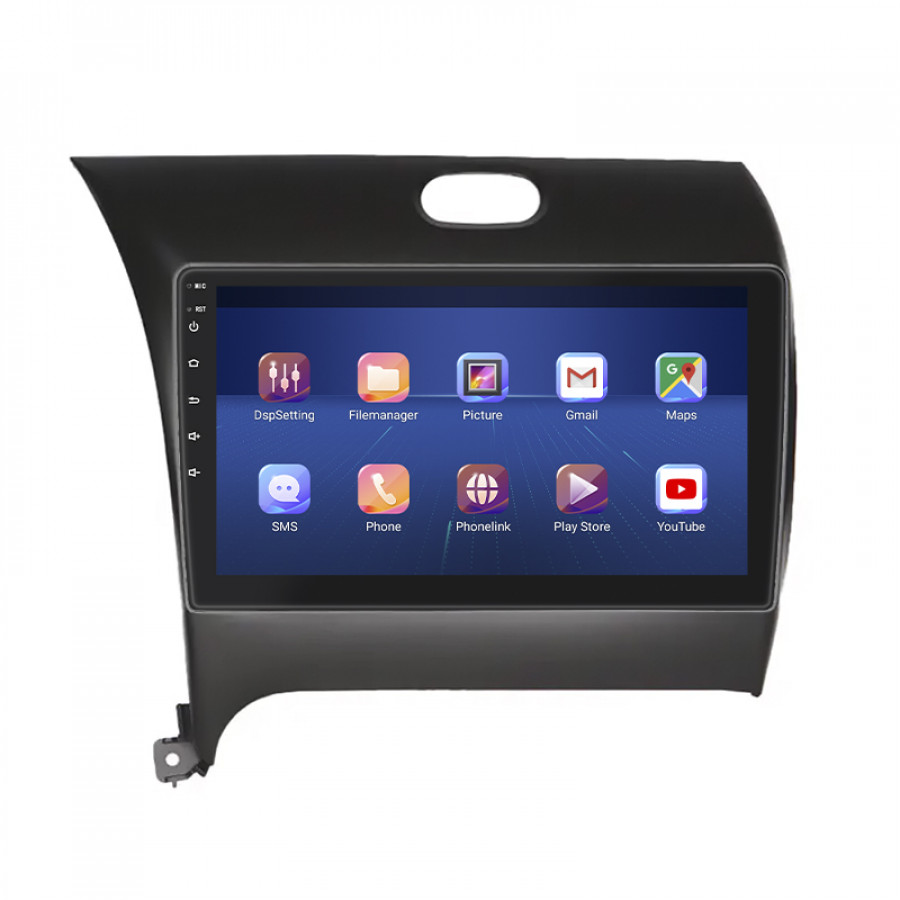 Штатная магнитола Lesko для Kia Cerato III 2013-2016 экран 9" 4/32Gb 4G Wi-Fi GPS Top