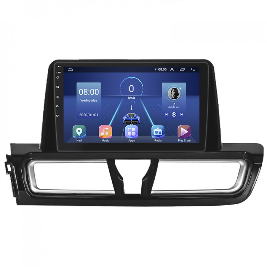 Штатная магнитола Lesko для Kia Forte III 2018-2021 экран 9" 4/32Gb 4G Wi-Fi GPS Top