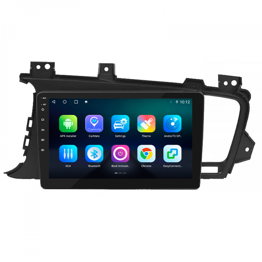 Штатная магнитола Lesko для Kia K5 I 2010-2013 экран 9" 4/32Gb 4G Wi-Fi GPS Top
