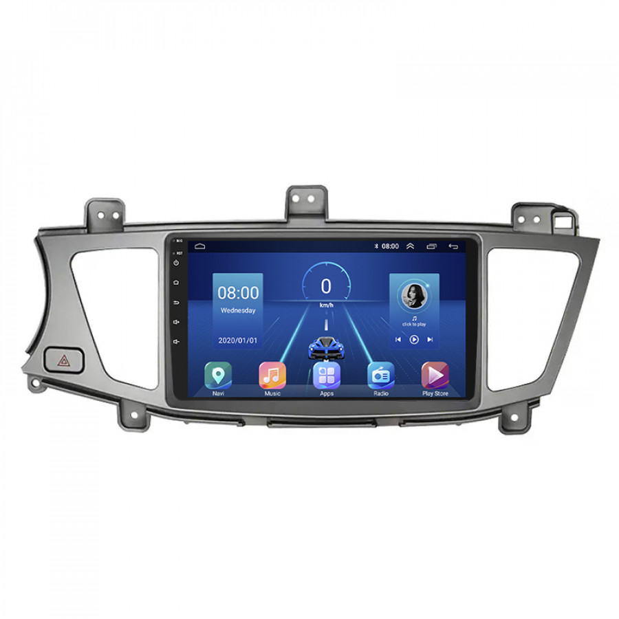 Штатная магнитола Lesko для Kia K7 VG (I) 2009-2012 экран 9" 4/32Gb 4G Wi-Fi GPS Top