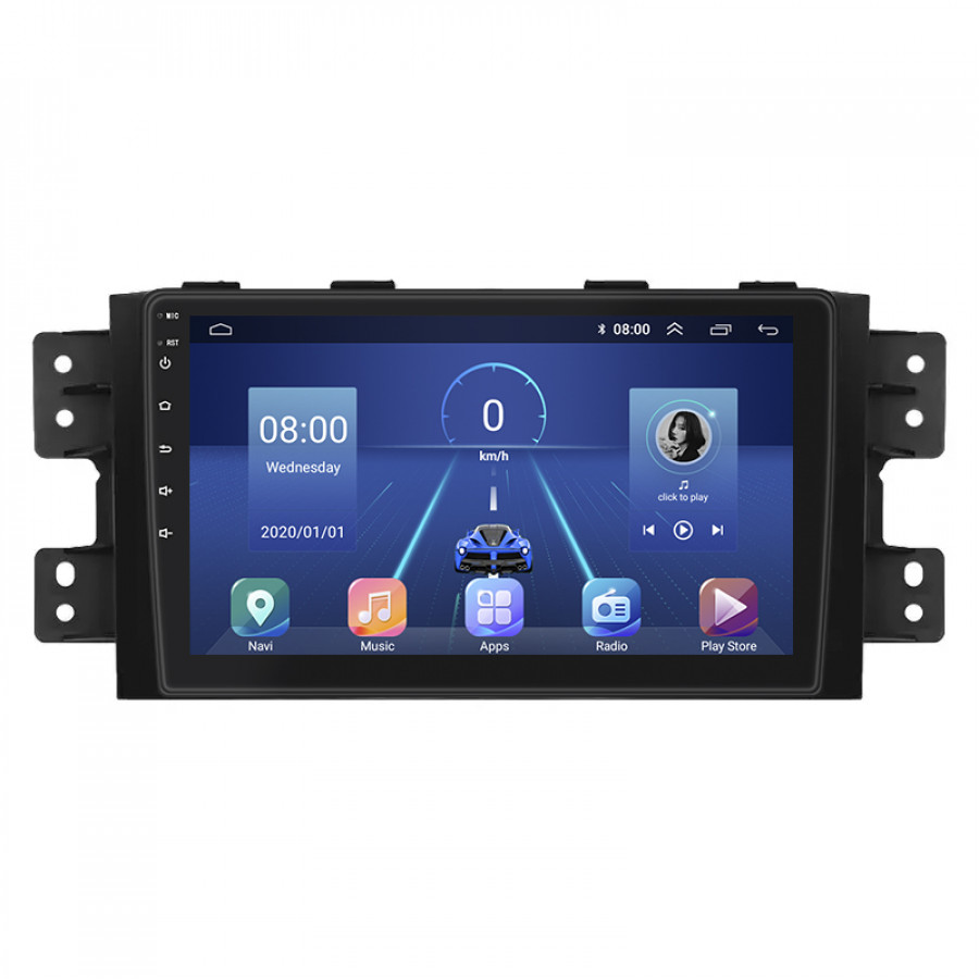 Штатная магнитола Lesko для Kia Mohave I Рестайлинг 2016-2020 экран 9" 4/32Gb 4G Wi-Fi GPS Top