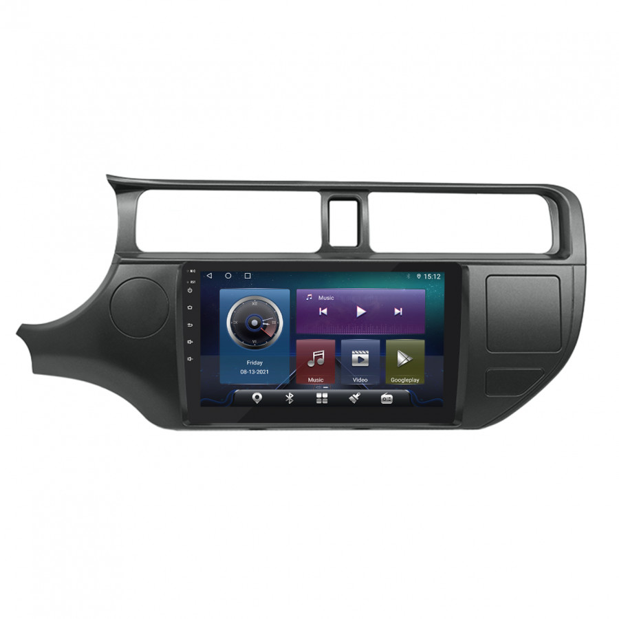 Штатная магнитола Lesko для Kia Rio III 2011-2015 экран 9" 4/32Gb 4G Wi-Fi GPS Top