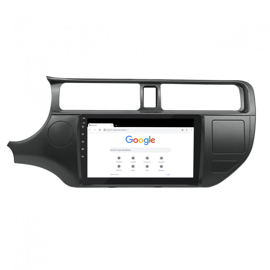 Штатная магнитола Lesko для Kia Rio III 2011-2015 экран 9" 4/32Gb 4G Wi-Fi GPS Top