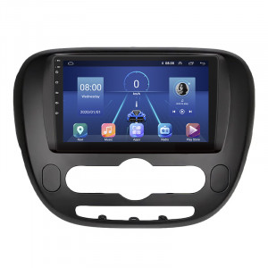 Штатная магнитола Lesko для Kia Soul II 2013-2016 экран 9" 4/32Gb 4G Wi-Fi GPS Top