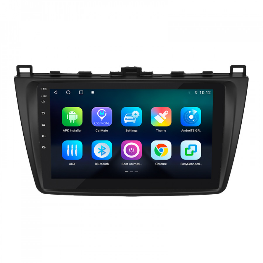 Штатная магнитола Lesko для Mazda 6 II (GH) Рестайлинг 2009-2013 экран 9" 4/32Gb 4G Wi-Fi GPS Top