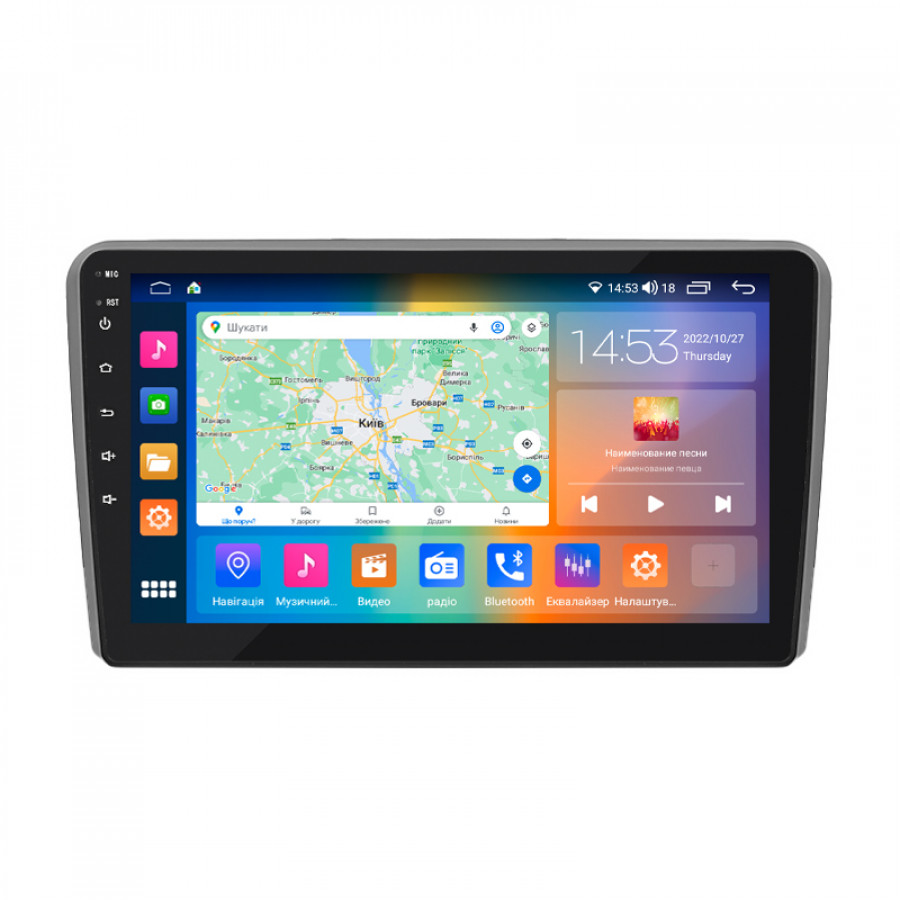 Штатная магнитола Lesko для Audi S3 II (8P) Рестайлинг 2008-2012 экран 9" 2/32Gb CarPlay 4G Wi-Fi GPS Prime