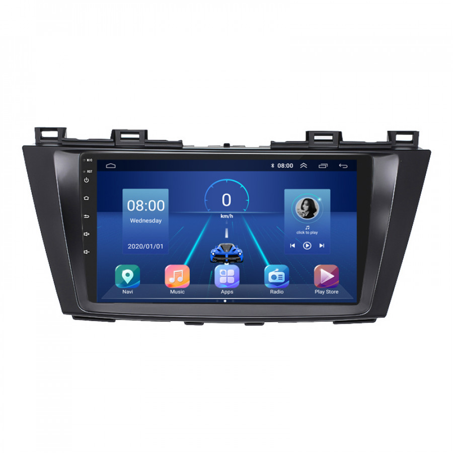 Штатная магнитола Lesko для Mazda Premacy III (CW) 2010-2017 экран 9" 4/32Gb 4G Wi-Fi GPS Top