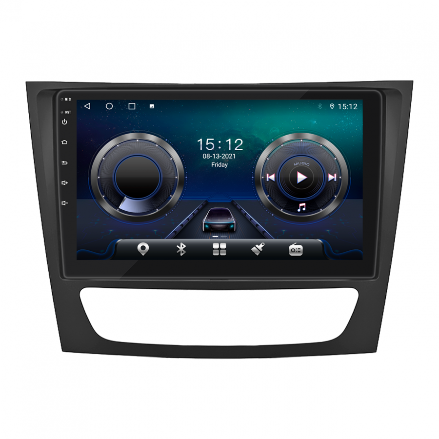 Штатная магнитола Lesko для Mercedes-Benz E-Класс III (W211, S211) Рестайлинг 2006-2009 экран 9" 4/32Gb 4G Wi-Fi GPS Top