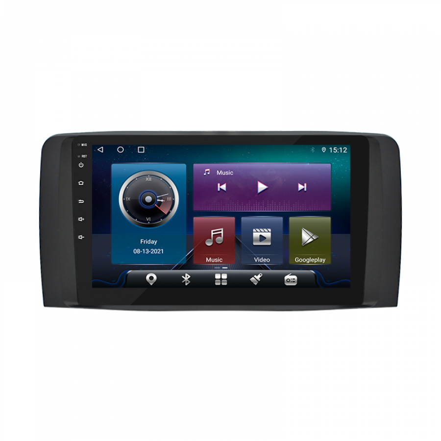 Штатная магнитола Lesko для Mercedes-Benz R-Класс I 2005-2007 экран 9" 4/32Gb 4G Wi-Fi GPS Top