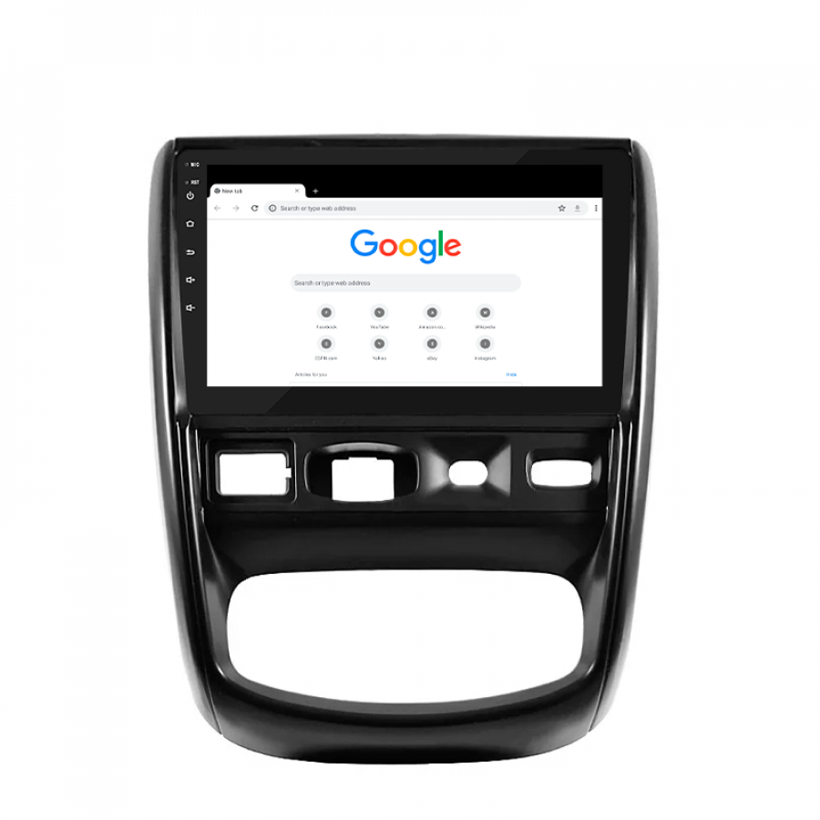 Штатная магнитола Lesko для Renault Duster I 2010-2015 экран 9" 4/32Gb 4G Wi-Fi GPS Top