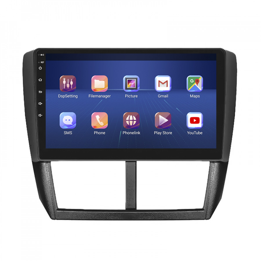 Штатная магнитола Lesko для Subaru Impreza III 2007-2011 экран 9" 4/32Gb 4G Wi-Fi GPS Top