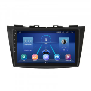Штатная магнитола Lesko для Suzuki Swift IV 2011-2013 экран 9" 4/32Gb 4G Wi-Fi GPS Top