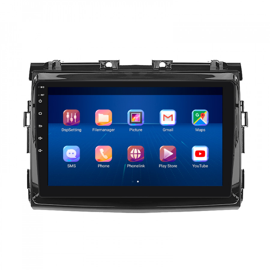 Штатная магнитола Lesko для Toyota Previa III (XR50) 2006-2019 экран 9" 4/32Gb 4G Wi-Fi GPS Top