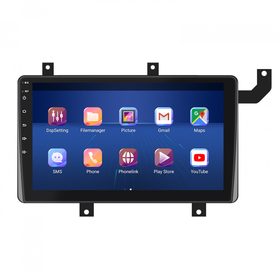 Штатная магнитола Lesko для Toyota Tacoma III 2015-н.в. экран 9" 4/32Gb 4G Wi-Fi GPS Top