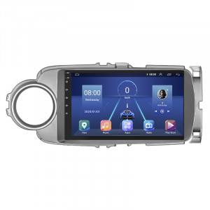 Штатная магнитола Lesko для Toyota Yaris III 2010-2014 экран 9" 4/32Gb 4G Wi-Fi GPS Top