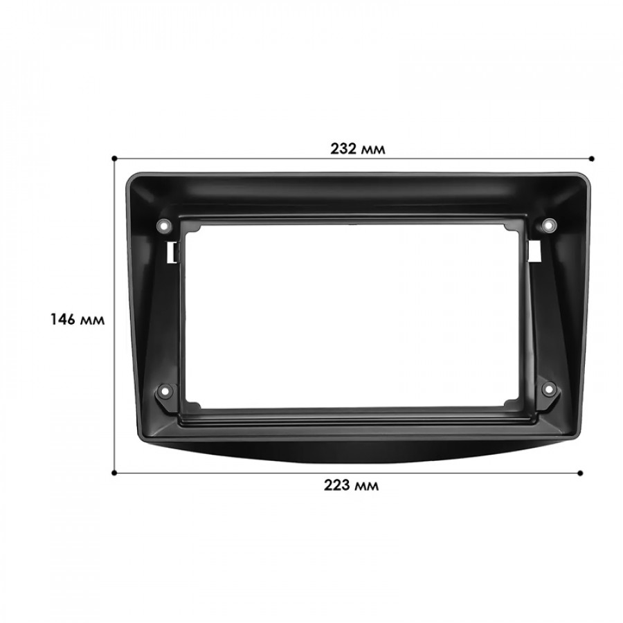 Переходная рамка Mitsubishi Grandis 2003-2011 Auto AC (7067) 9"