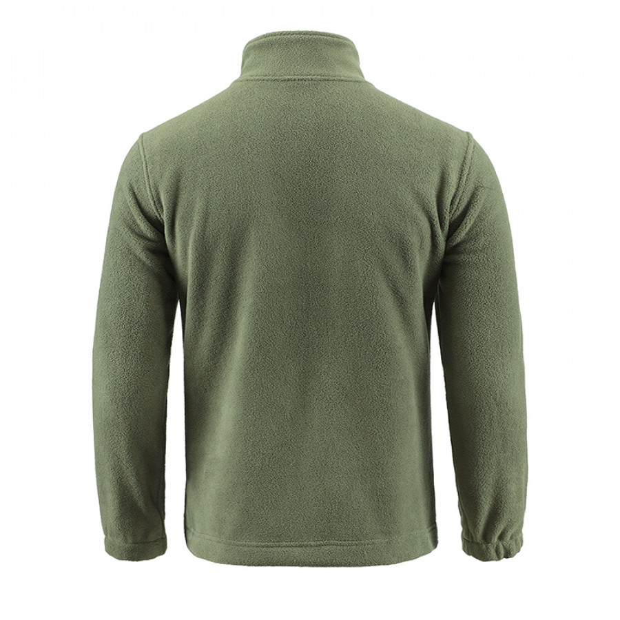Тактическая кофта A162 теплая флисовая Green L
