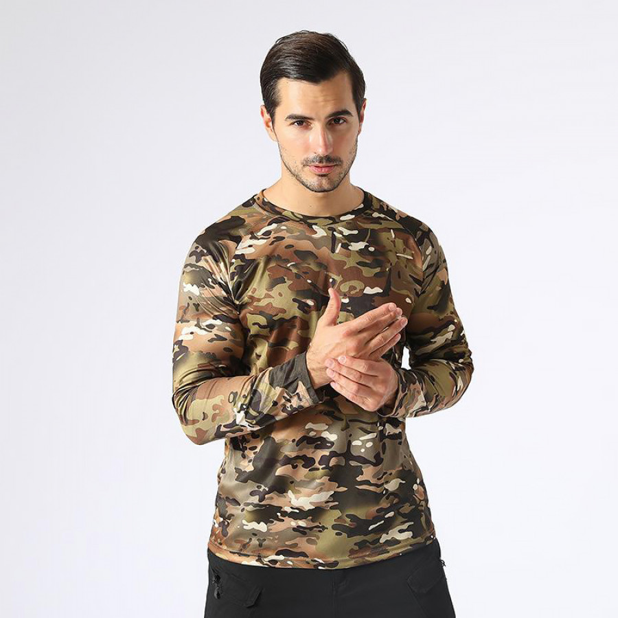 Тактический лонгслив с длинным рукавом A659 Camouflage CP L