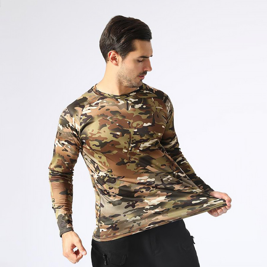 Тактический лонгслив с длинным рукавом A659 Camouflage CP L