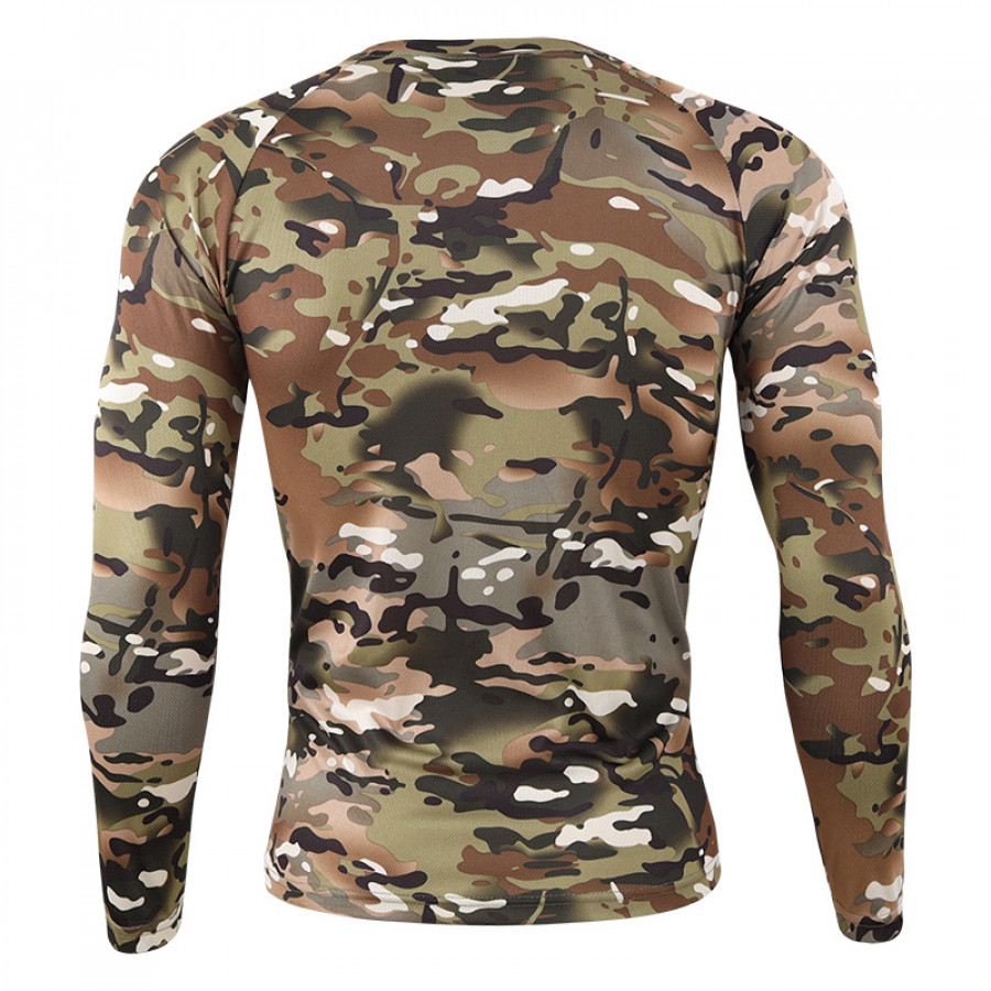 Тактический лонгслив с длинным рукавом A659 Camouflage CP S