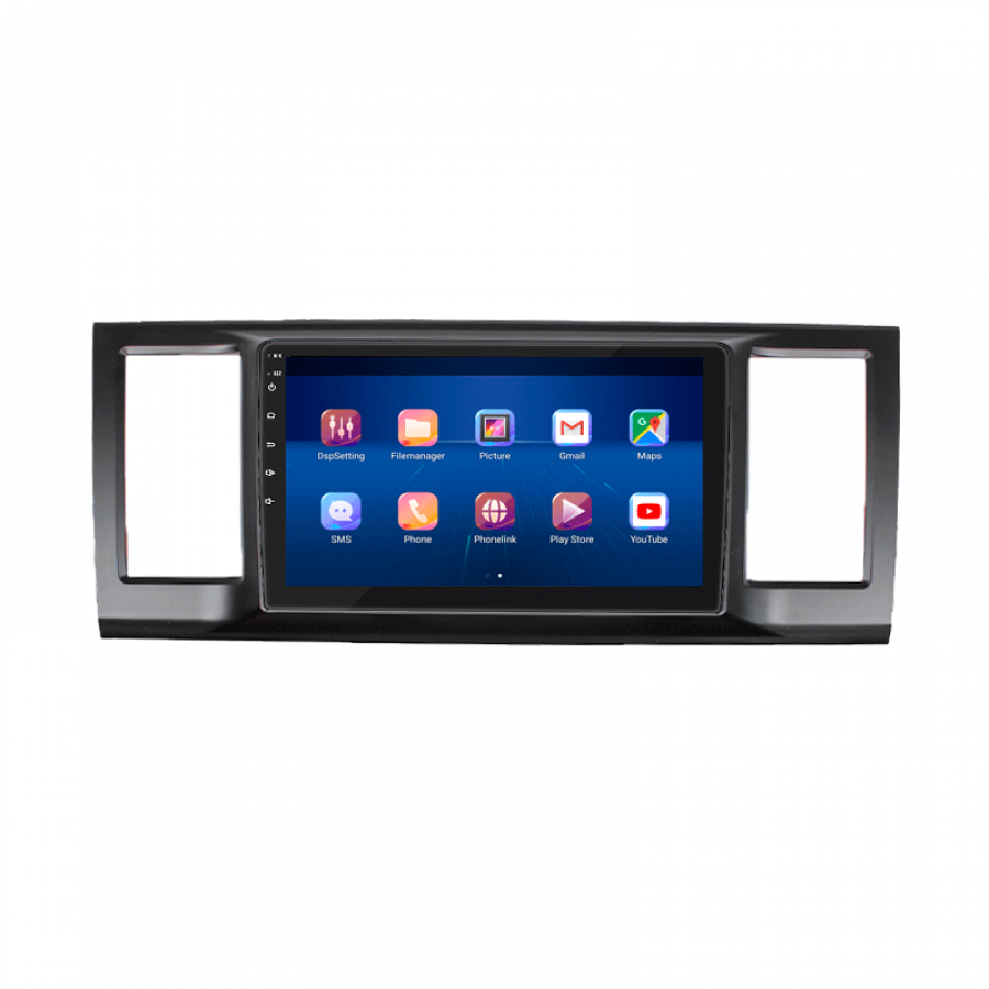 Штатная магнитола Lesko для Volkswagen Transporter T6 2015-2019 экран 9" 4/32Gb 4G Wi-Fi GPS Top
