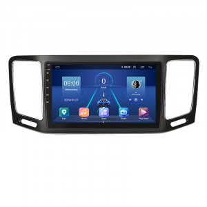 Штатная магнитола Lesko для SEAT Alhambra II Рестайлинг 2015-2020 экран 9" 4/32Gb 4G Wi-Fi GPS Top